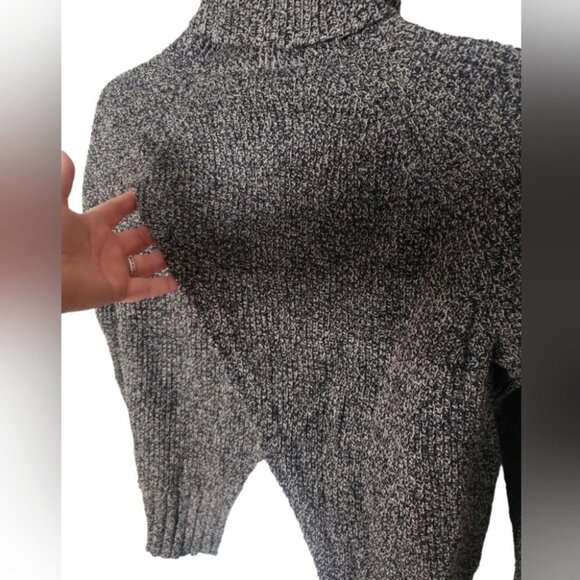 MADEWELL Eastbrook Turtleneck Cross-Back Sweater in Cotton-Merino Yarn - Women's - Picture 9 of 11